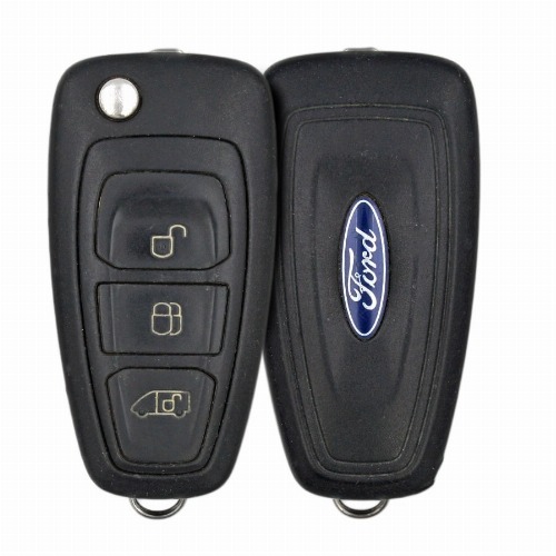 7S7T-15K601-EF Genuine Ford Flip Key Remote Remote Type Fobik - thumbnail